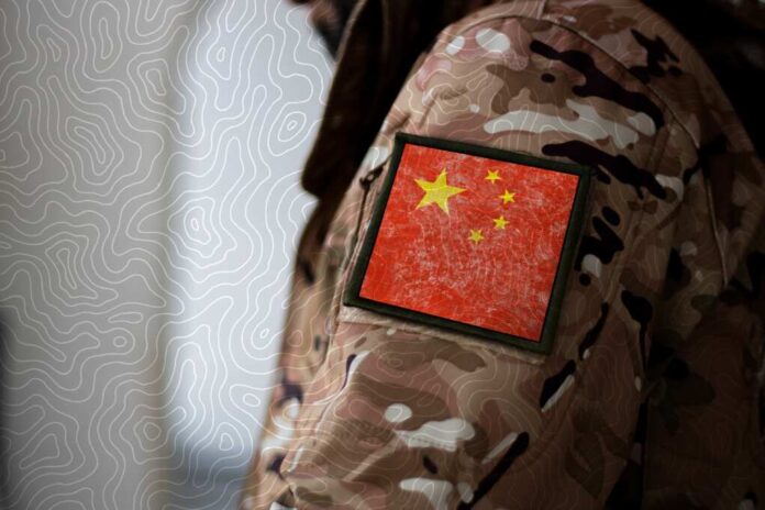 China,Soldier,,Soldier,With,Flag,China,,China,Flag,On,A