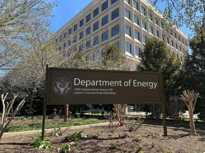 Washington,-,March,23,,2025:,Department,Of,Energy,Sign,At