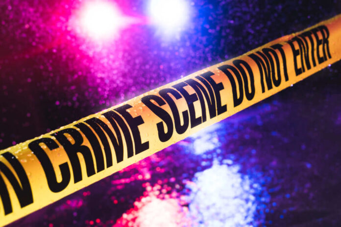 Crime,Scene,On,A,Rainy,Night,With,Selective,Focus,/