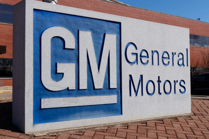Marion,-,Circa,March,2019:,General,Motors,Logo,And,Signage