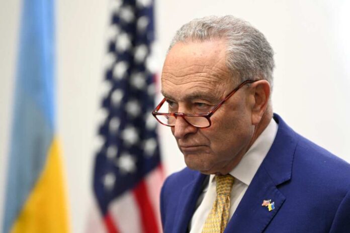 Lviv,,Ukraine,-,Februrary,23,,2024:,Us,Senate,Majority,Leader