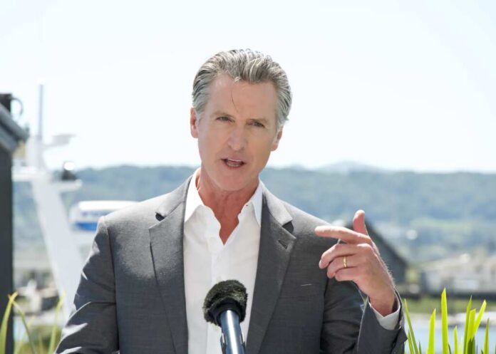 Larkspur,,Ca,-,April,16,,2024:,Governor,Gavin,Newsom,Speaking