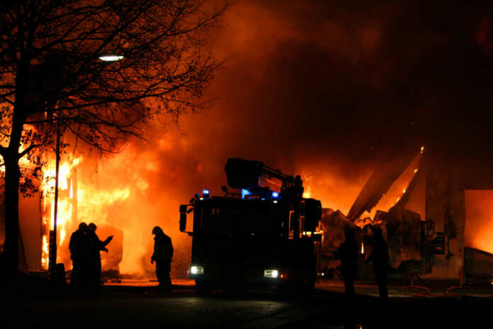 Fire,Fighters,At,Work
