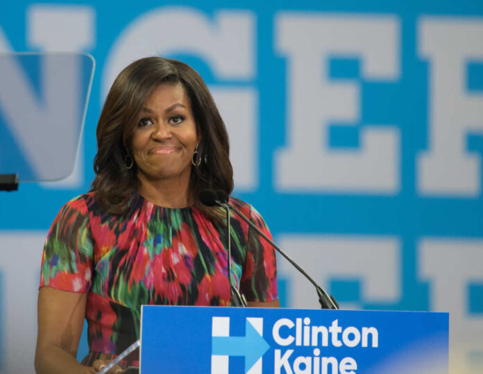 Raleigh,-,October,4:,Flotus,,Michelle,Obama,,Speaking,To,Students