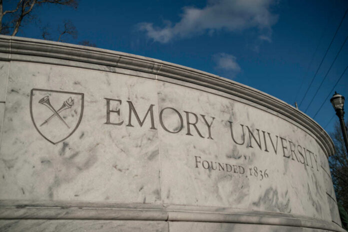 Atlanta,,Georgia,-,February,6,,2020:,Emory,University,Welcome,Sign