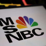 MSNBC Host Calls CNN Contributor Paid Liar Close-up of the MSNBC logo featuring a colorful peacock design