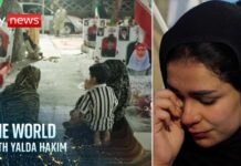 Sky News reports from Iranian school hit by alleged US strike | The World with Yalda Hakim