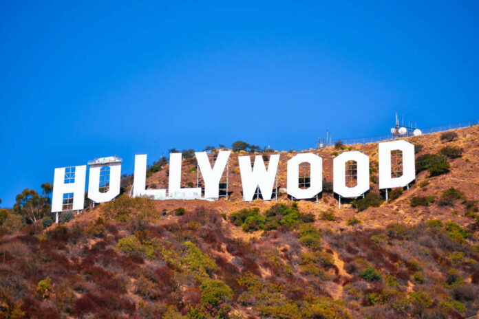 shutterstock2506002795jpg Hollywood sign on a hillside against a clear blue sky