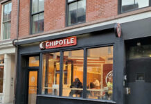 DC Chipotle Erupts: Viral Brawl Raises Safety Concerns Exterior view of a Chipotle restaurant with customers inside