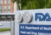 Signage of the U.S. Department of Health and Human Services and FDA