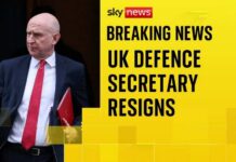 Defence secretary John Healey resigns over spending plan