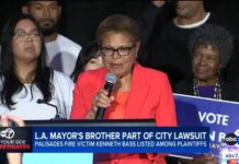 Mayor Karen Bass' brother suing LA after home burned in Palisades Fire