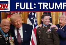 Trump Honors Soldier Who Wouldn’t Quit President Trump participates in Medal of Honor ceremony