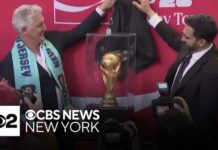 FIFA World Cup trophy draws big audience at Museum of Natural History