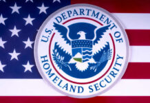World Cup Trojan Horse Exposed U.S. Department of Homeland Security emblem on a background of the American flag