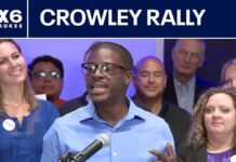 David Crowley campaign rally in Milwaukee