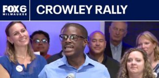 David Crowley campaign rally in Milwaukee