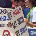 Mount Rushmore Shock: Communism Tops 9/11 Hundreds turn out to protest Trump's visit to Marietta high school