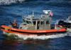 Repeat Crash Mystery Grips East River U.S. Coast Guard boat navigating through water