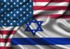 Power Clash: NYC Hits Federal Wall United States and Israel flags overlapping with visible folds