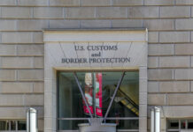 Boardwalk Brawl Ignites ICE Showdown Facade of the U.S. Customs and Border Protection building with signage