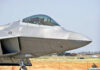 Ministers Walk Out Over Jet Splash Fighter jet cockpit and nose close-up on runway