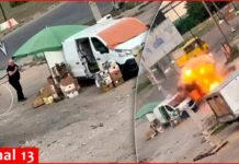 Hunted from the sky: Russian drone wounds market vendor in Kherson -chilling footage captures attack