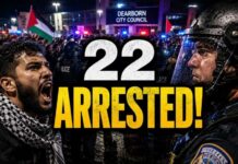 Pastor’s Bombshell Sparks Mass Arrests Dearborn Erupts: 22 Arrested in Anti-Islam Protest