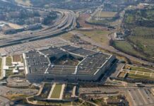Missile Shortage Panic Triggers $23B Spree The Pentagon aerial view with surrounding highways and parking lots