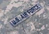 Snapchat Grooming Exposed Inside Air Force U.S. Air Force name tape on digital camouflage uniform