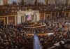 Speech Crackdown? Congress Targets Doxxing Legislative chamber filled with attendees during a formal address