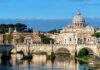 Closed-Door Pick Stirs Jersey Catholics St. Peter's Basilica behind Ponte Sant'Angelo over the Tiber River