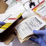 Kratom Crackdown Near Ole Miss Intensifies Gloved hands handling labeled evidence bags and boxes