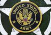 $20B Shock: Navy Picks Boeing United States Army embroidered patch on a green star background