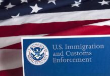 Hispanic Stronghold Rebukes Trump Sweep U.S. ICE document against American flag