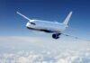 Cockpit Bloodbath Halted Mid-Descent Passenger airplane flying above clouds