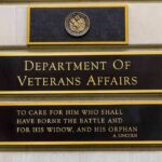 Marriage Move Sparks $9K Child-Care Uproar Department of Veterans Affairs building sign