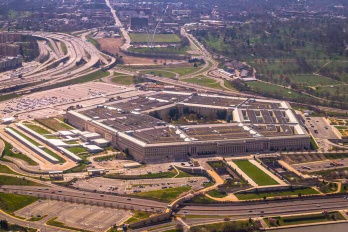 shutterstock_1071086909 The Pentagon building seen from above