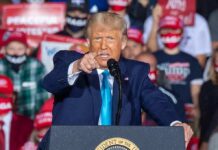 SHOCKING Invite: Trump Woos Pennsylvania Senator speaker pointing during a rally