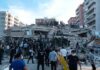 Nine Dead – Mystery Strike Stuns Yemen Rescue workers and civilians on collapsed building after earthquake