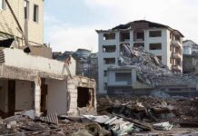 Rescue Efforts Intensify After Powerful Tibet Earthquake Collapsed apartment buildings amid heavy rubble