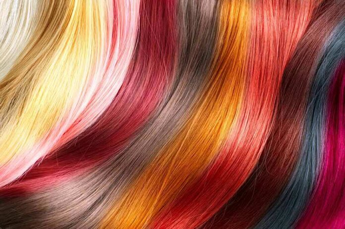 shutterstock_383281507 Colorful hair strands in flowing gradients